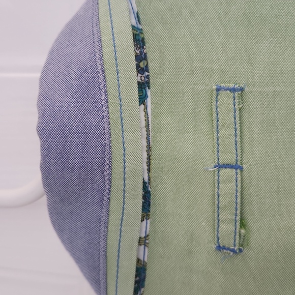 Georg Roth Los Angeles green button down shirt, size medium - Picture 4 of 12